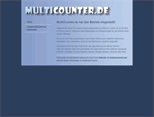 Tablet Screenshot of multicounter.de